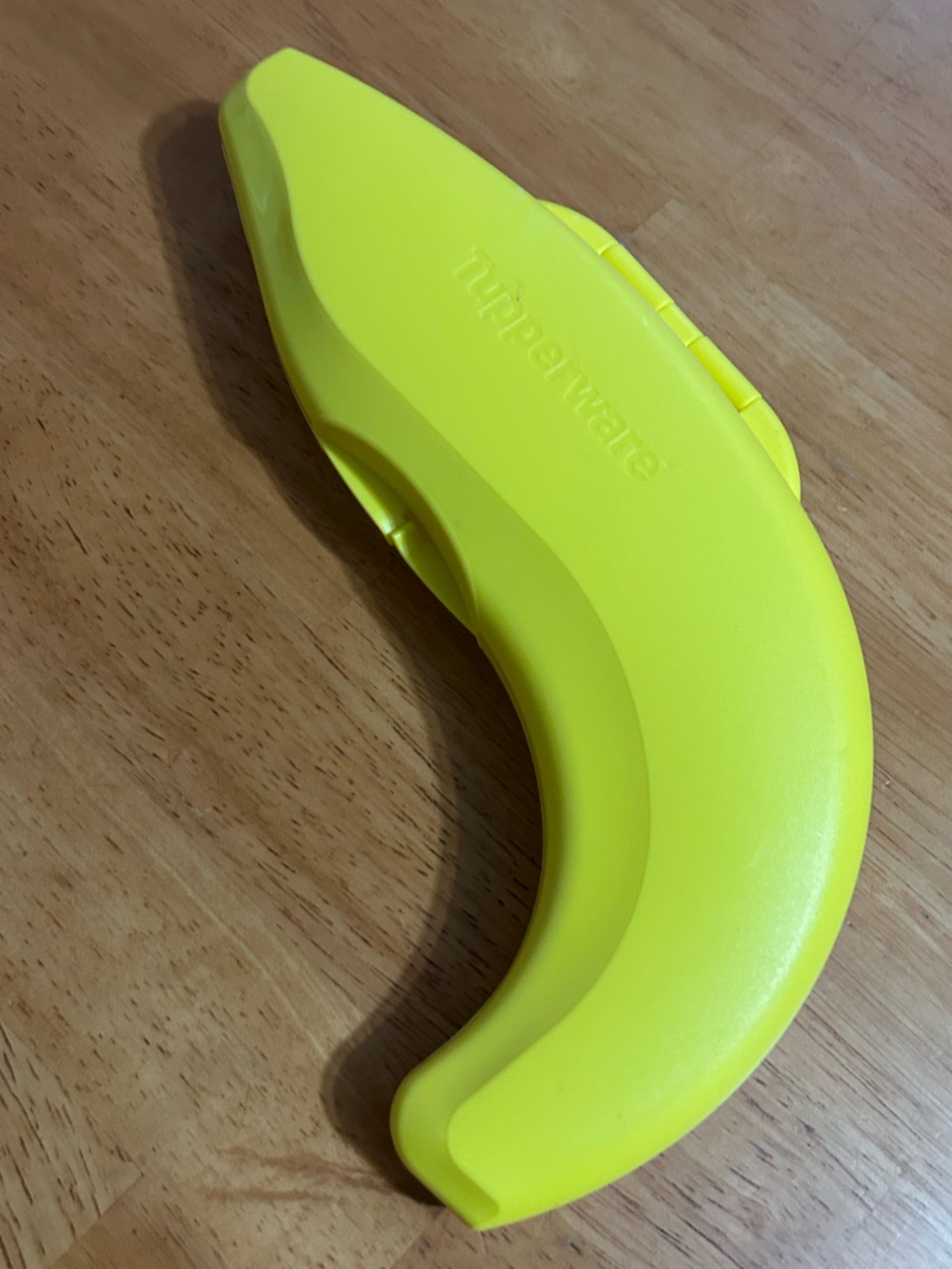 Tupperware Neon Yellow Banana Case